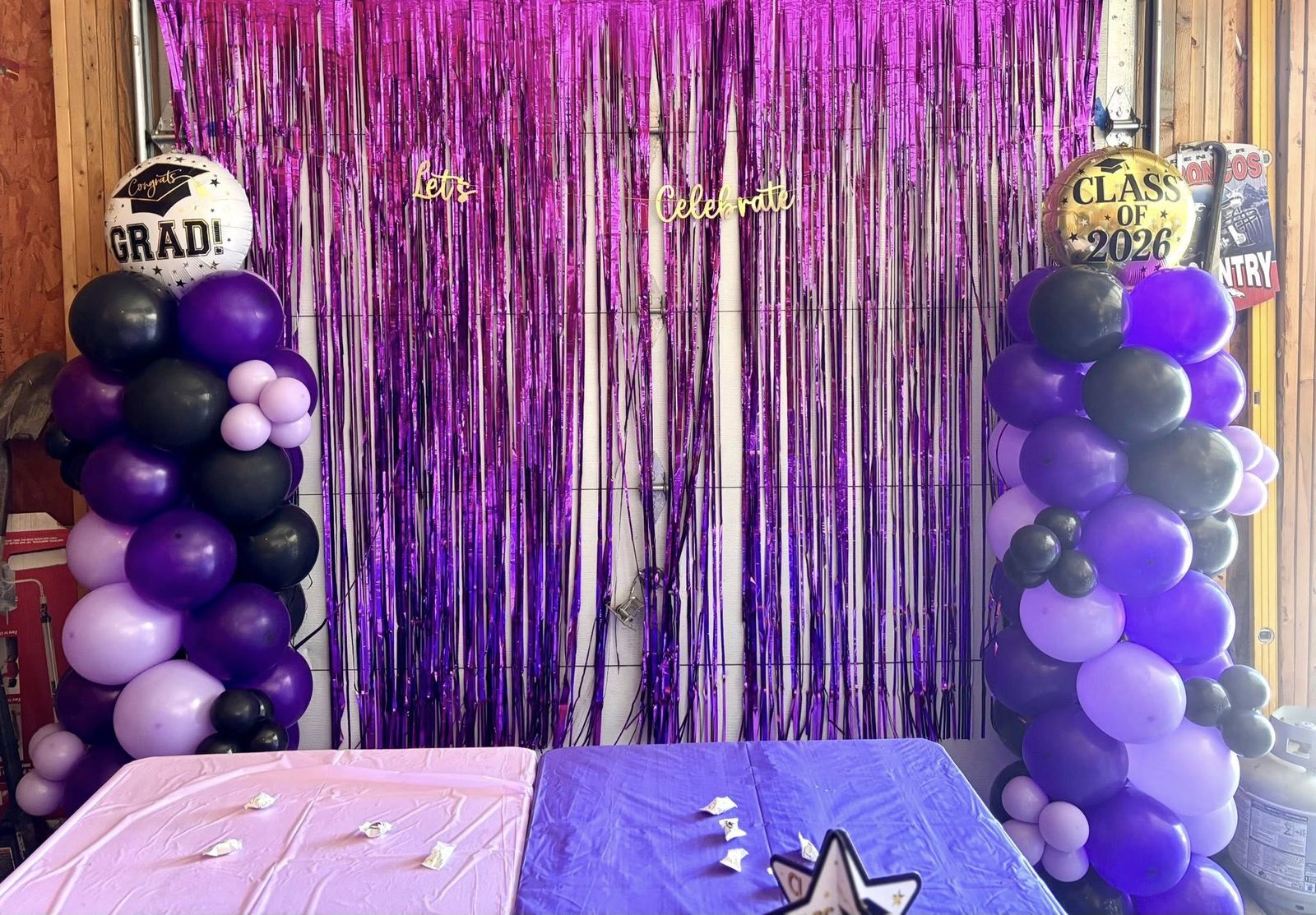 Graduation backdrop — on our Instagram
