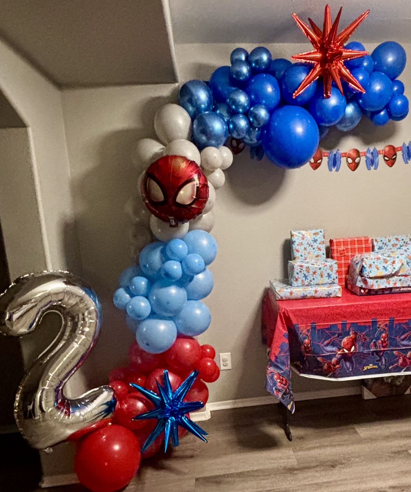 Spider-Man birthday arch — on our Instagram